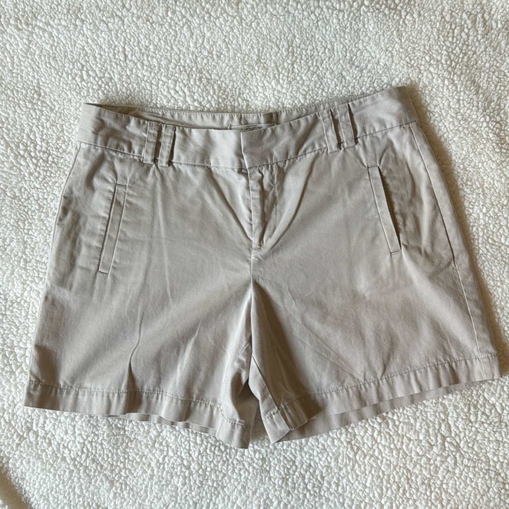 Ann Taylor Loft Khaki 100% Cotton Shorts